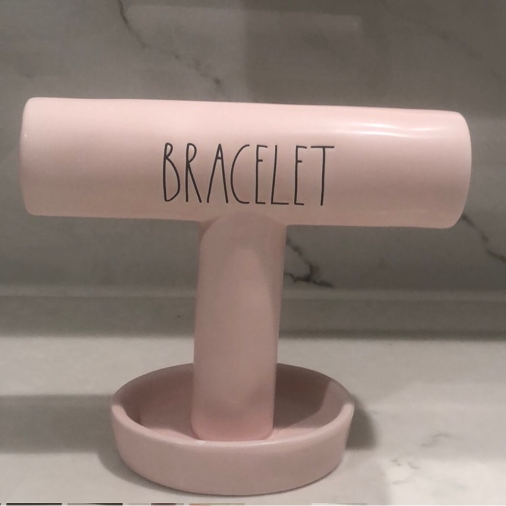 Rae Dunn Pink Bracelet Stand
